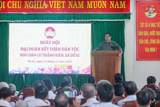 Thủ tướng Phạm Minh Chính dự Ngày hội Đại đoàn kết toàn dân tộc tại Gia Lai