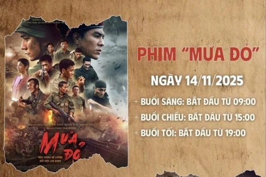 Phim điện ảnh "Mưa đỏ" và “Địa đạo: Mặt trời trong bóng tối” được chiếu tại Đặc khu Côn Đảo