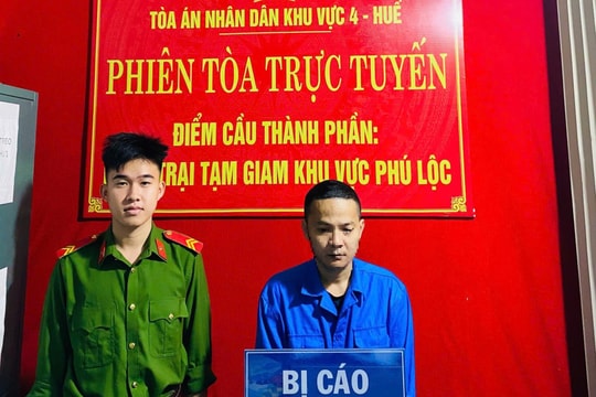 TAND khu vực 4 - Huế: Xét xử trực tuyến vụ án tàng trữ ma túy