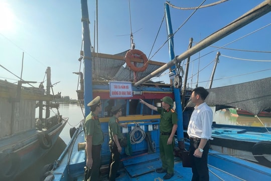 Công an Thanh Hóa quyết tâm gỡ “thẻ vàng” IUU