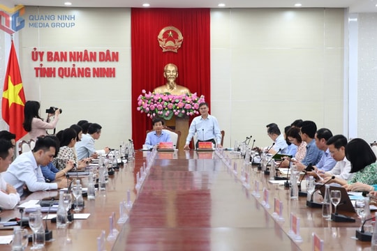 Đoàn công tác Văn phòng Chính phủ làm việc tại Quảng Ninh
