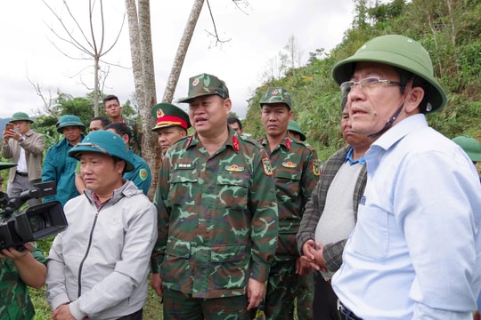 Tăng cường tìm kiếm 3 nạn nhân mất tích do sạt lở