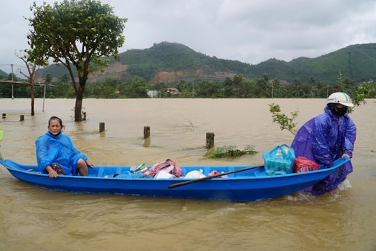 Lũ dâng nhanh trên các lưu vực sông chính của Đà Nẵng