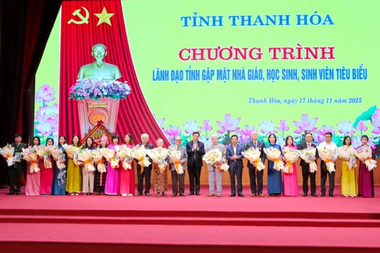 Thanh Hóa tôn vinh nhà giáo, học sinh tiêu biểu