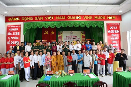 Đại tướng Nguyễn Trọng Nghĩa dự Ngày hội Đại đoàn kết toàn dân tộc tại Tây Ninh