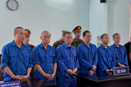 Xét xử 6 bị cáo trong đường dây ma túy