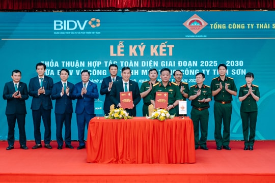 BIDV và Thái Sơn hợp tác toàn diện