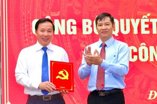 Tỉnh ủy Đồng Nai công bố quyết định của Ban Bí thư về công tác cán bộ