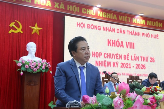 Ông Nguyễn Khắc Toàn được bầu làm Chủ tịch UBND TP. Huế