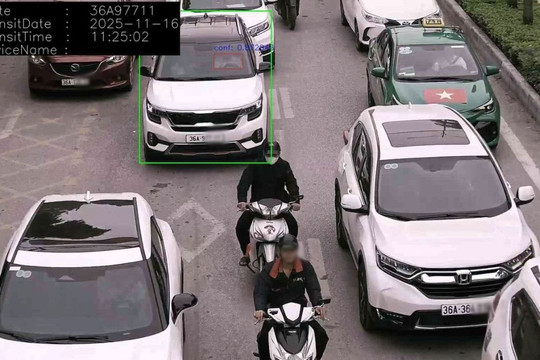 Thanh Hóa: Hệ thống camera AI phát hiện hàng trăm lỗi vi phạm giao thông