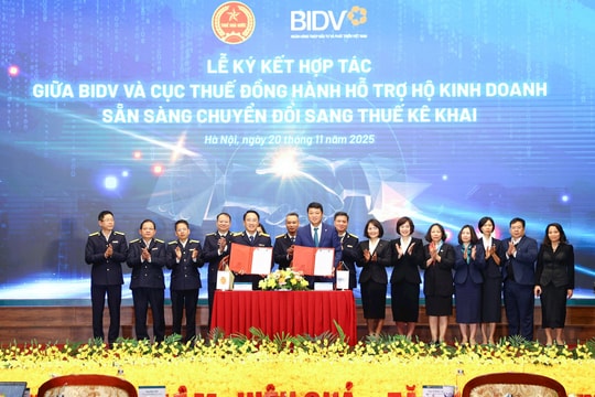 BIDV cùng ngành Thuế hỗ trợ hộ kinh doanh chuyển đổi