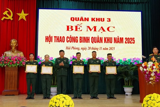 Sôi nổi Hội thao Công binh Quân khu 3