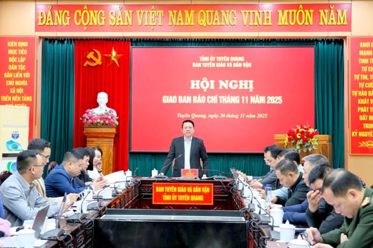 Tuyên Quang: Báo chí tăng cường tuyên truyền các nhiệm vụ chính trị trọng tâm cuối năm