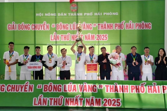 Hải Phòng khai mạc Giải bóng chuyền 'Bông lúa vàng' lần thứ I