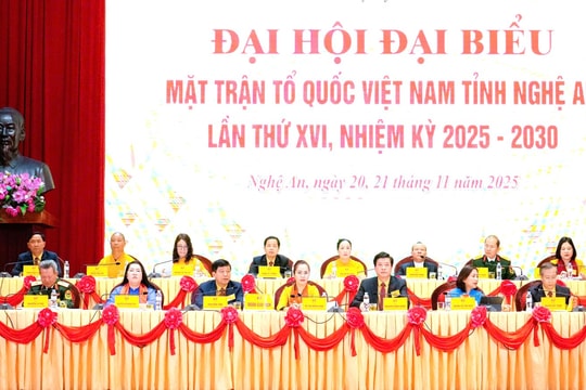 Đại hội MTTQ Nghệ An khóa XVI: Đoàn kết - Đổi mới - Phát triển