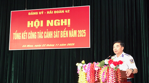 Hải đoàn 42 hoàn thành xuất sắc nhiệm vụ năm 2025