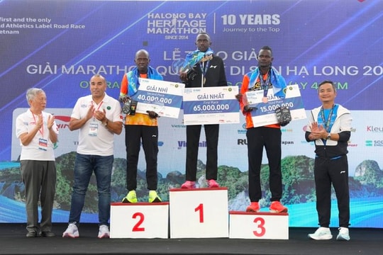Kỷ lục liên tiếp tại Marathon Di sản Hạ Long 2025