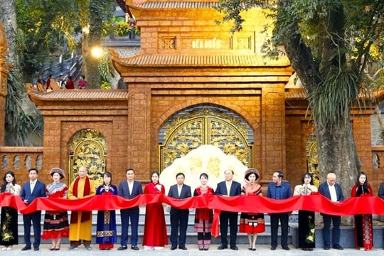 Đền Đuổm khang trang sau tu bổ, tôn tạo