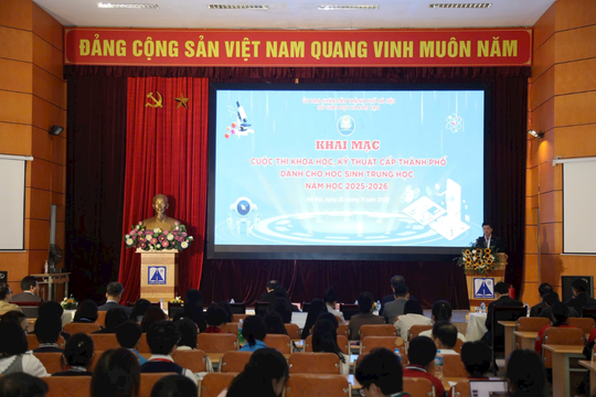 Hà Nội khởi động mùa giải khoa học, kỹ thuật với 157 dự án của học sinh trung học