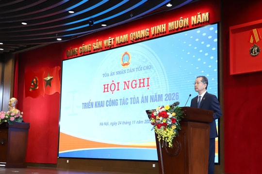 Chỉ thị của Chánh án Tòa án nhân dân tối cao về các nhiệm vụ trọng tâm công tác Tòa án năm 2026