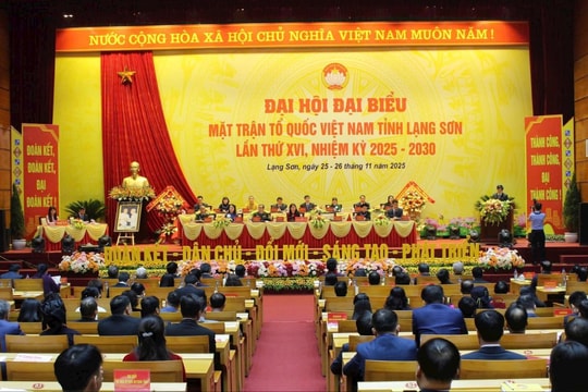 Khai mạc Đại hội đại biểu MTTQ Việt Nam tỉnh Lạng Sơn lần thứ XVI