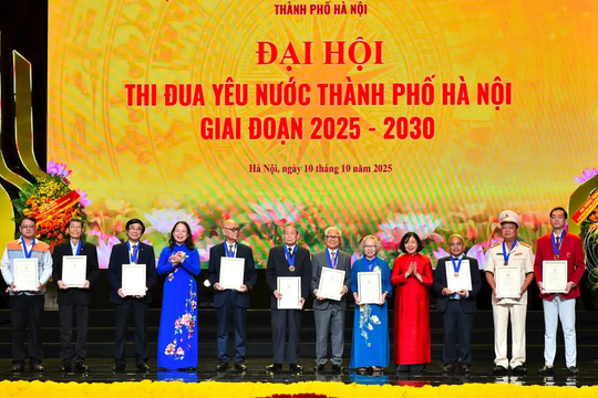 Quy định mới về xét tặng danh hiệu 'Công dân Thủ đô ưu tú'