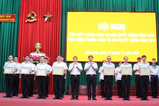 Trung tâm Bảo đảm kỹ thuật Vùng 2 Hải quân đạt nhiều kết quả nổi bật năm 2025