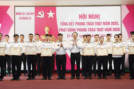 Lữ đoàn 83 Hải quân tổ chức hội nghị quân chính năm 2025