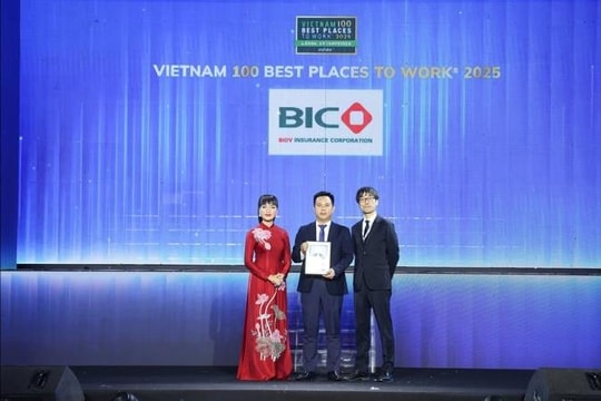 BIC tiếp tục đứng Top 1 nơi làm việc tốt nhất khối bảo hiểm doanh nghiệp lớn