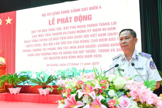 BTL Vùng Cảnh sát biển 4 tăng tốc, bứt phá, quyết tâm hoàn thành thắng lợi mọi nhiệm vụ