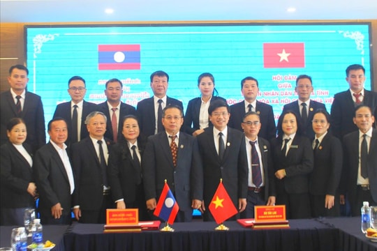 TAND 2 tỉnh Hà Tĩnh và Bolikhămxay ký biên bản ghi nhớ, phối hợp trong xét xử và hoạt động tư pháp
