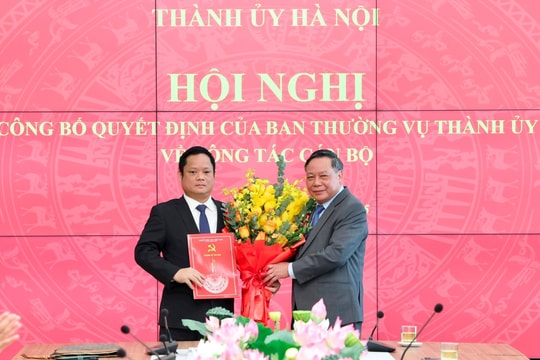 Ông Vũ Minh Tuấn giữ chức Phó Trưởng Ban Tuyên giáo và Dân vận Thành ủy Hà Nội
