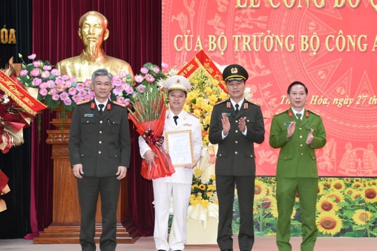 Thanh Hóa có tân Phó Giám đốc Công an tỉnh