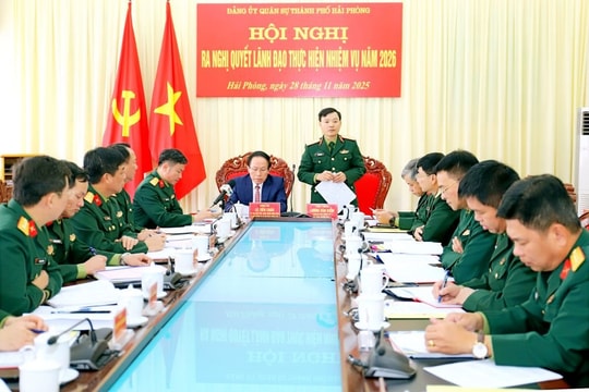 Bộ CHQS TP. Hải Phòng được đề nghị tặng Cờ thi đua của Chính phủ