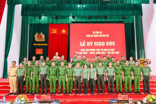 Công an thành phố Cần Thơ phát động phong trào thi đua “Ba nhất”