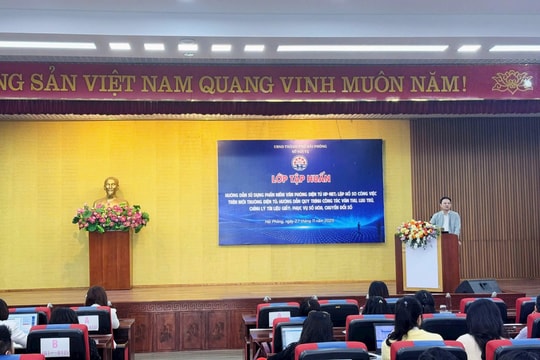 Hải Phòng bồi dưỡng kỹ năng sử dụng Văn phòng điện tử cho cán bộ cơ sở