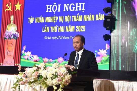 TAND tỉnh Gia Lai tập huấn HTND lần thứ 2 năm 2025