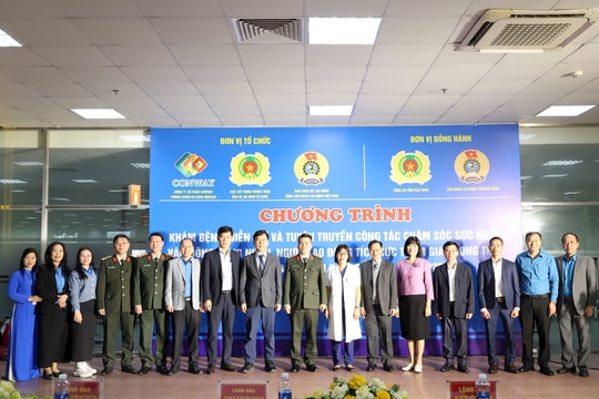 Khám sức khoẻ miễn phí cho công nhân ở Bắc Ninh