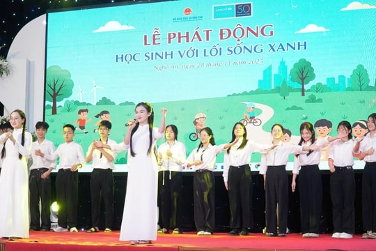 Mỗi học sinh được kỳ vọng trở thành một "đại sứ xanh"