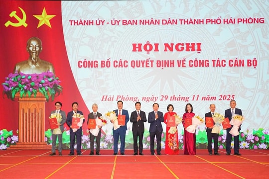 Hải Phòng điều động, bổ nhiệm lãnh đạo nhiều sở, ngành