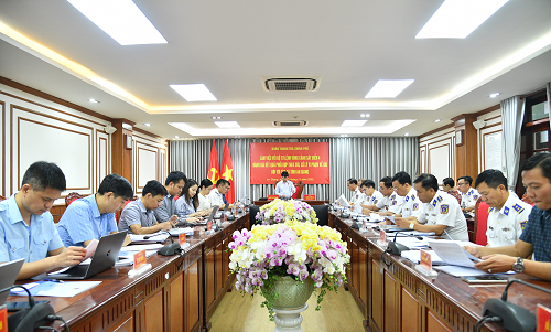 Thanh tra Chính phủ làm việc tại BTL Vùng Cảnh sát biển 4 về công tác phối hợp chống khai thác IUU