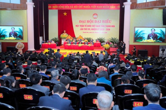 Khai mạc Đại hội đại biểu MTTQ Việt Nam tỉnh Thanh Hóa lần thứ XVI