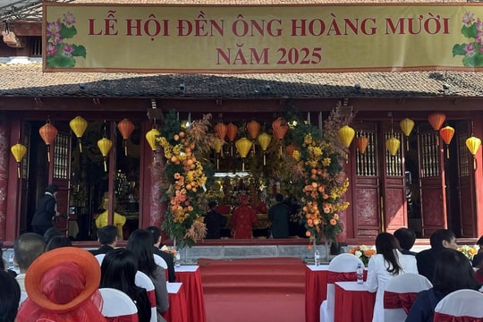 Lễ hội Đền Ông Hoàng Mười năm 2025: Tôn vinh di sản văn hóa xứ Nghệ