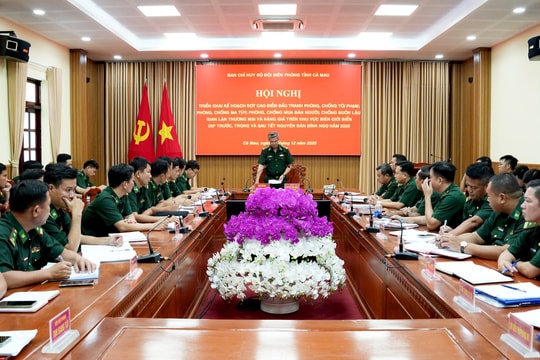 BĐBP Cà Mau triển khai cao điểm phòng, chống tội phạm