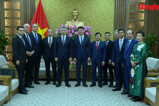 Thứ trưởng Bộ Tư pháp Nguyễn Thanh Tịnh tiếp Chánh án Tòa án tối cao Azerbaijan