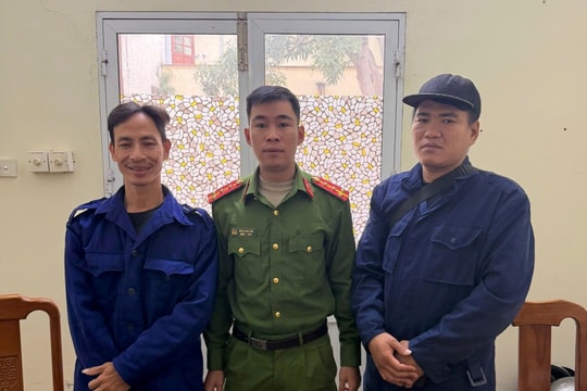 Công an xã hỗ trợ người dân nhận lại 280 triệu đồng chuyển nhầm