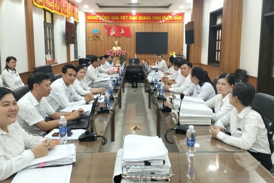 Kiểm tra chuyên đề TAND khu vực 6 - Cà Mau