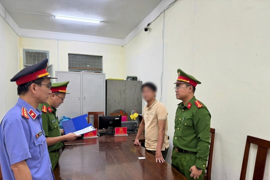 Bắt tạm giam đối tượng nhiều lần khai thác cát trái phép