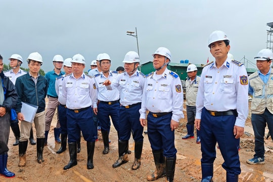Phó Tư lệnh Cảnh sát biển kiểm tra tiến độ dự án di dời Sở chỉ huy Vùng Cảnh sát biển 2