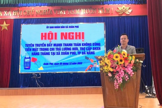 BHXH cơ sở Thăng Bình hỗ trợ nhận lương hưu, trợ cấp qua tài khoản